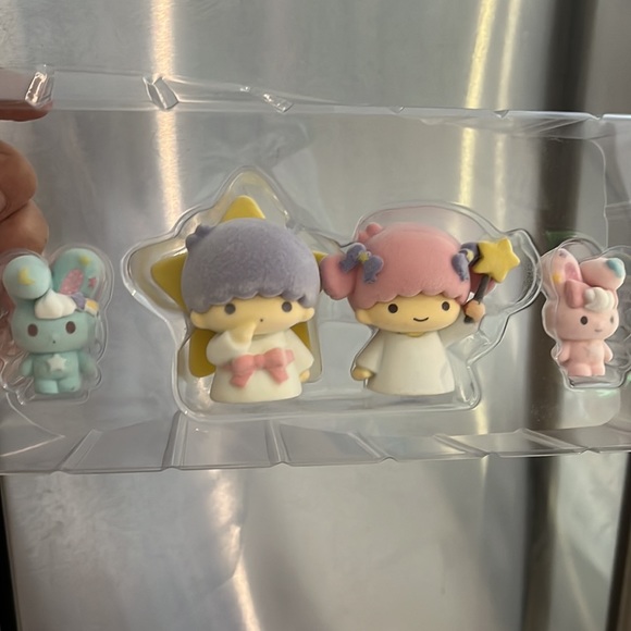 4x Little Twin Star Figure Collectible Figurine Set Sanrio Japan Kawaii Velvet - Picture 5 of 13